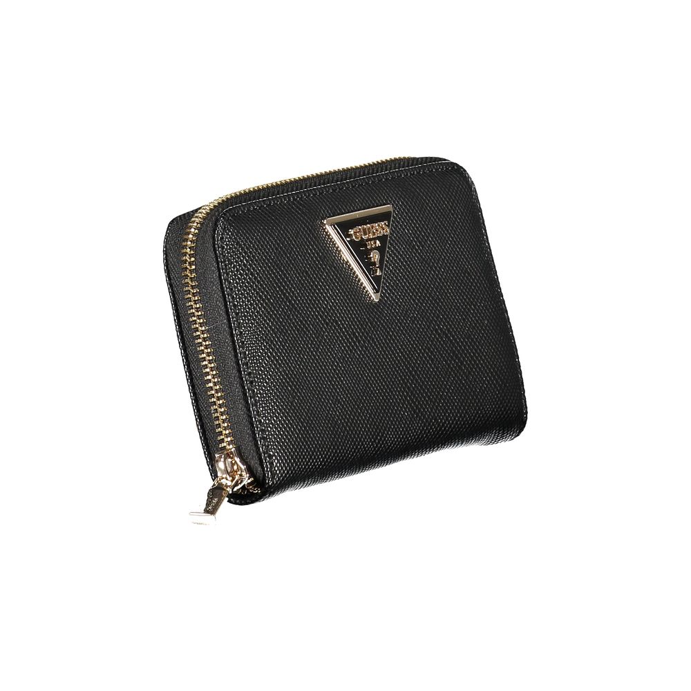 Guess Jeans Nero Poliuretano Women Wallet