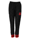 Dolce & Gabbana Black Quilted Mid Waist Jogger Pants