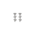 Self-Portrait Silver Metal Earrings