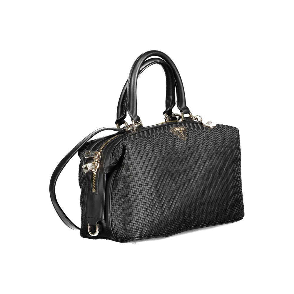 Guess Jeans Nero Poliuretano Women Handbag