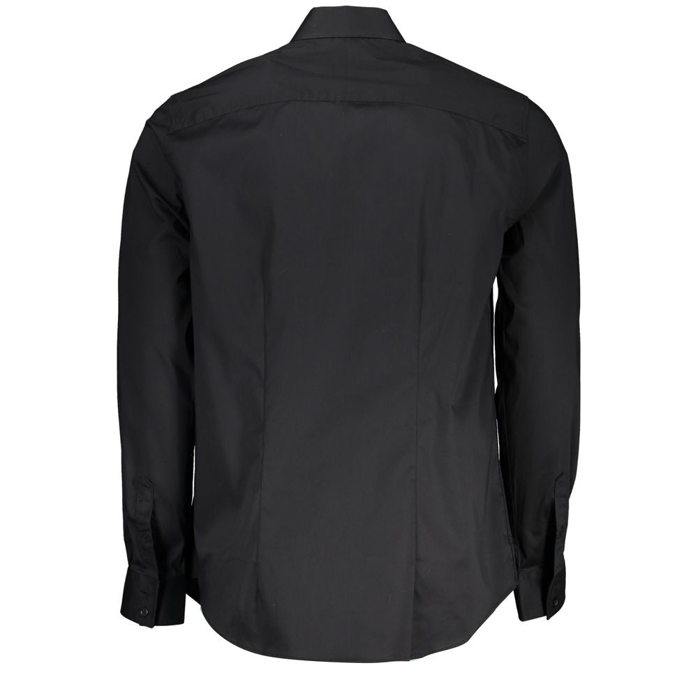 Guess Jeans Black Cotton Men's Shirt