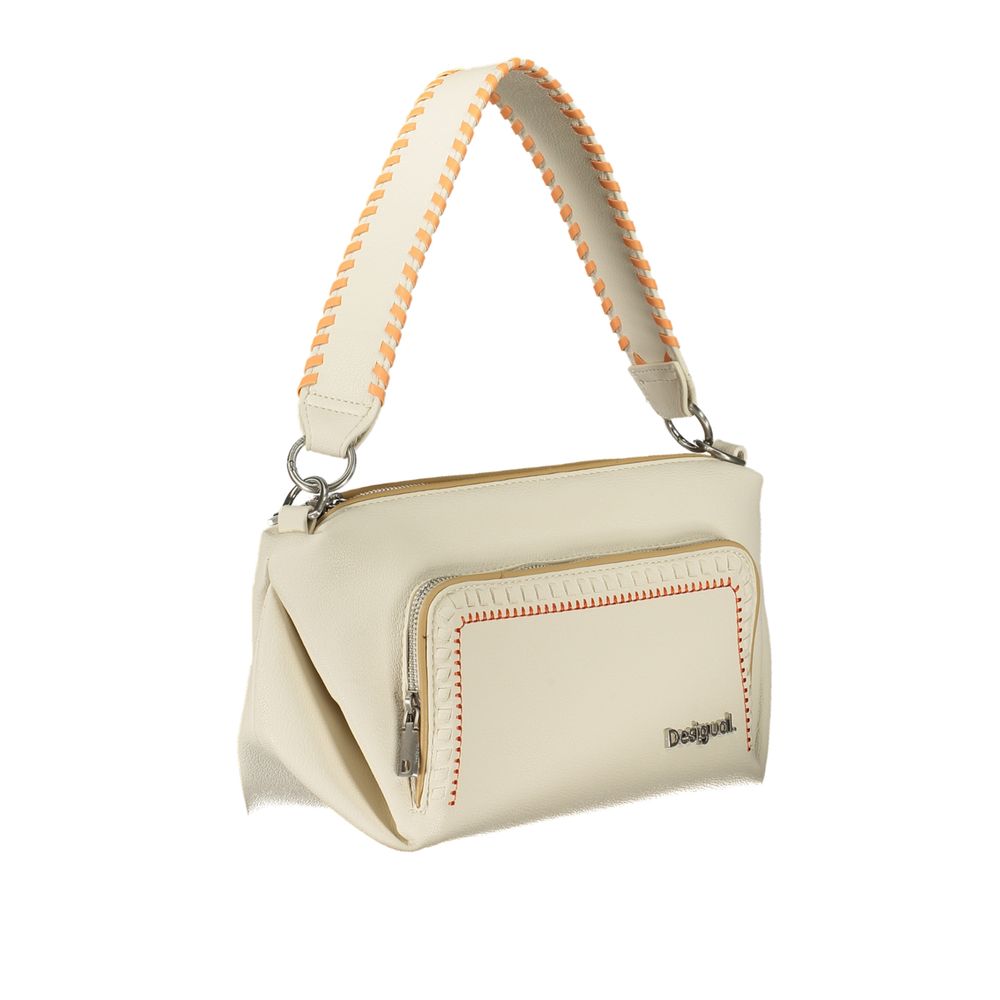 Desigual White Polyurethane Womens Handbag