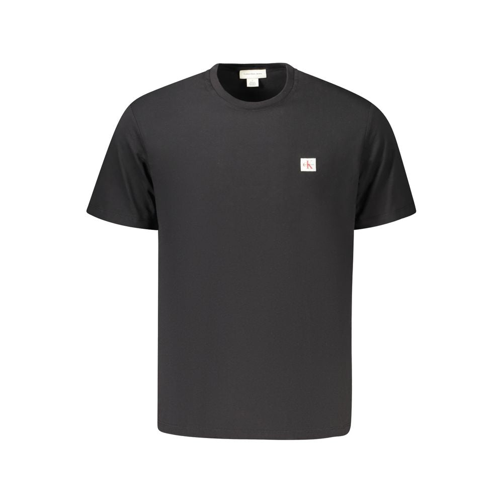 Calvin Klein Black Cotton Men T-Shirt