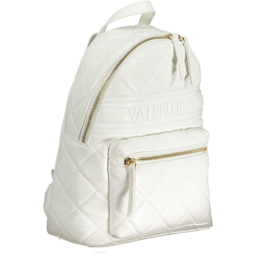 Mario Valentino Bianco Polyurethane Womens Backpack