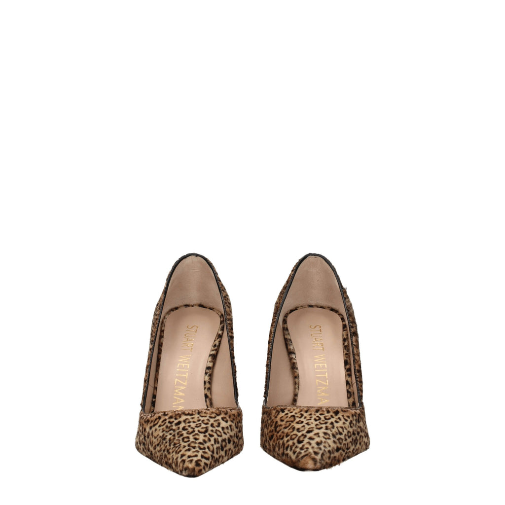 Stuart Weitzman Beige Horsehair Broch
