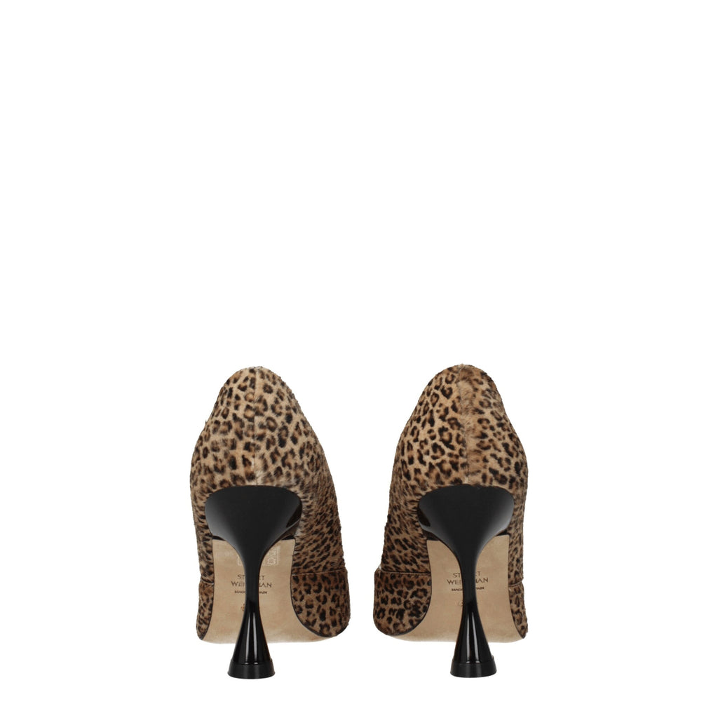 Stuart Weitzman Beige Horsehair Broch