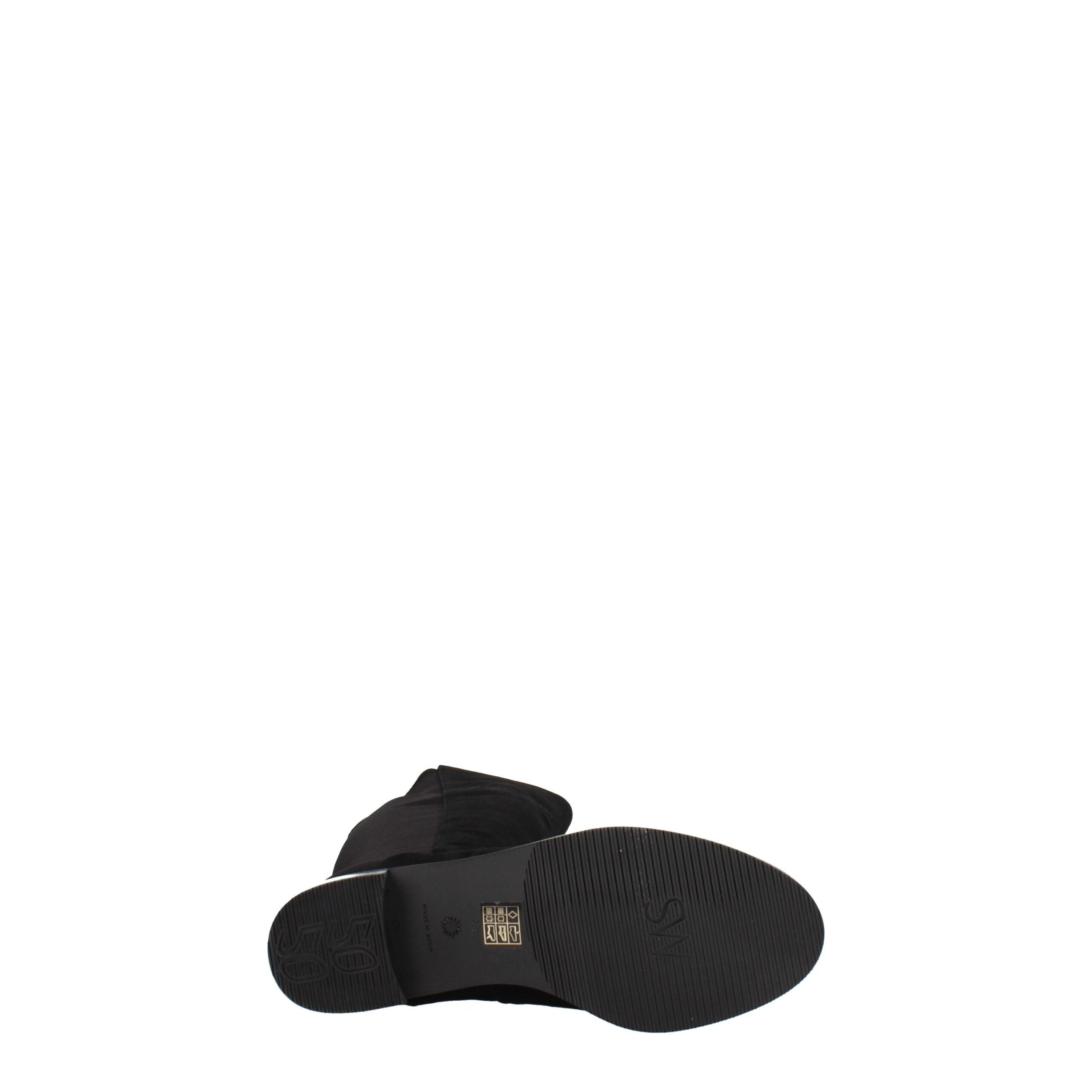 Stuart Weitzman Black Leather Over The Knee