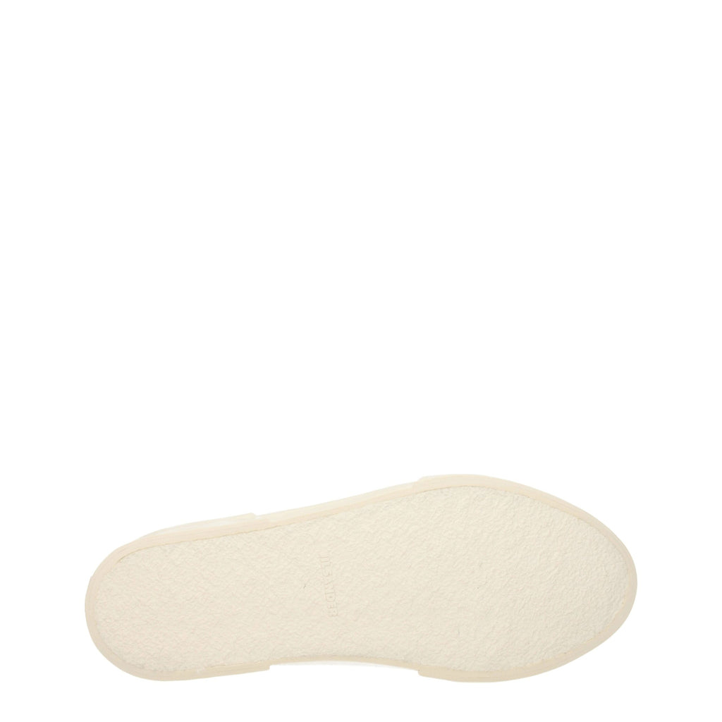Jil Sander Beige Fabric Low Top Sneakers