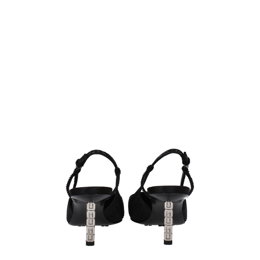 Givenchy Black Fabric High Heel Pumps