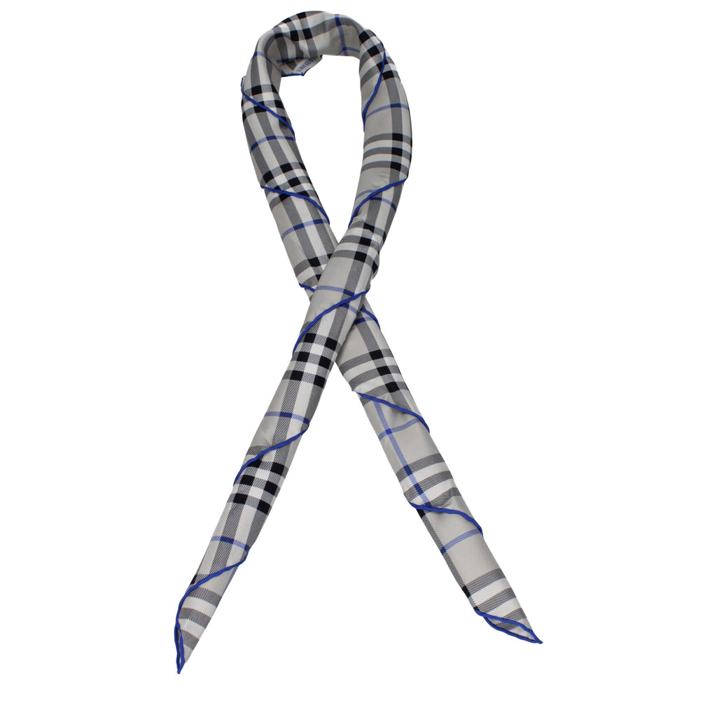 Burberry Gray Silk Foulard