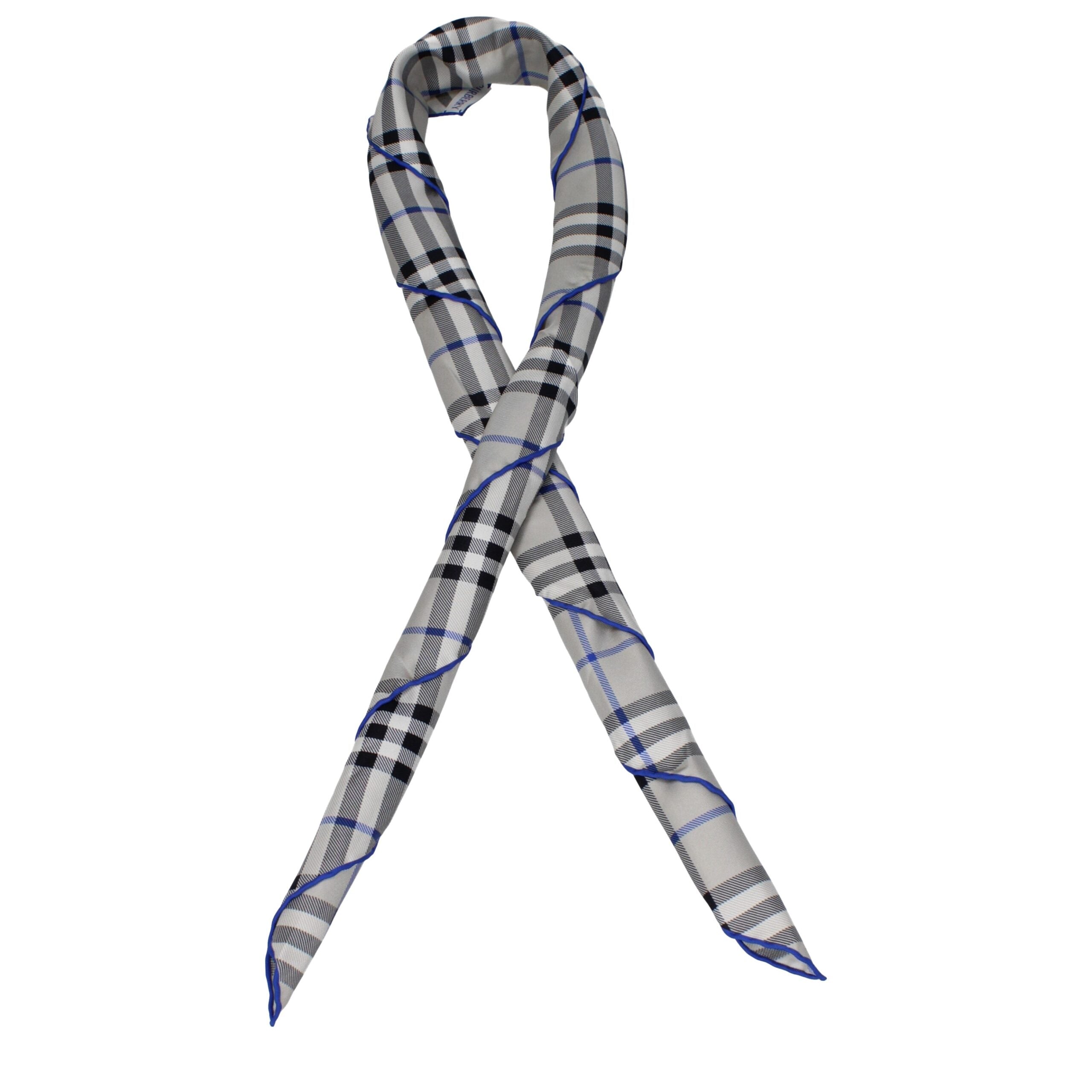 Burberry Gray Silk Foulard
