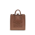 Casadei Brown Calf Leather Bos Taurus Shoulder Bag