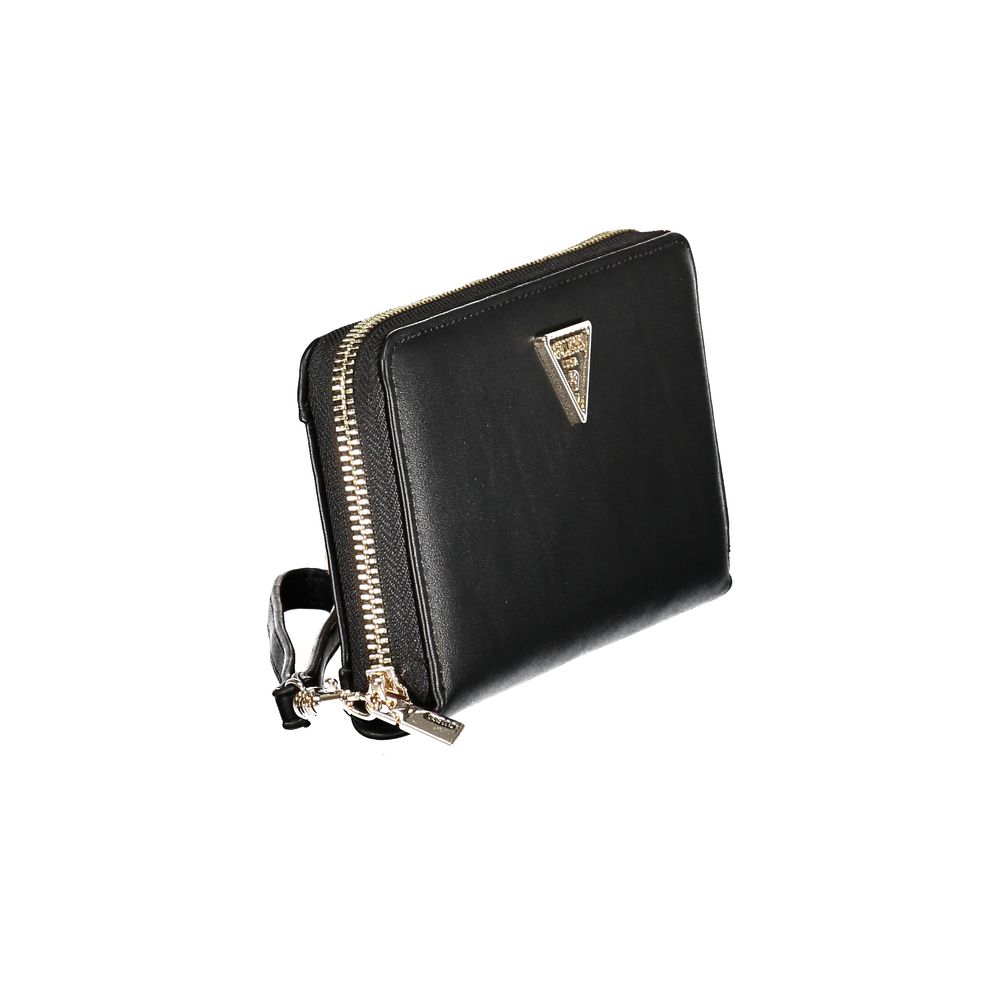 Guess Jeans Nero Poliuretano Women Wallet