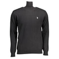 U.S. POLO ASSN. Black Cotton Men's Sweater