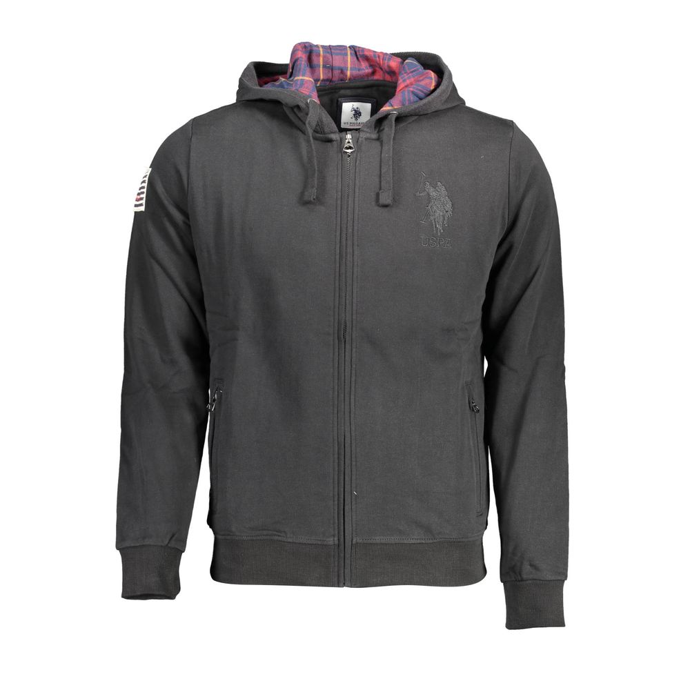 U.S. POLO ASSN. Black Cotton Men's Sweatshirt