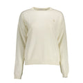 U.S. POLO ASSN. White Fabric Women's Sweater
