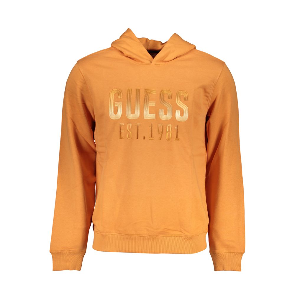 Guess Jeans Orange Cotton Men's Sweatshirt