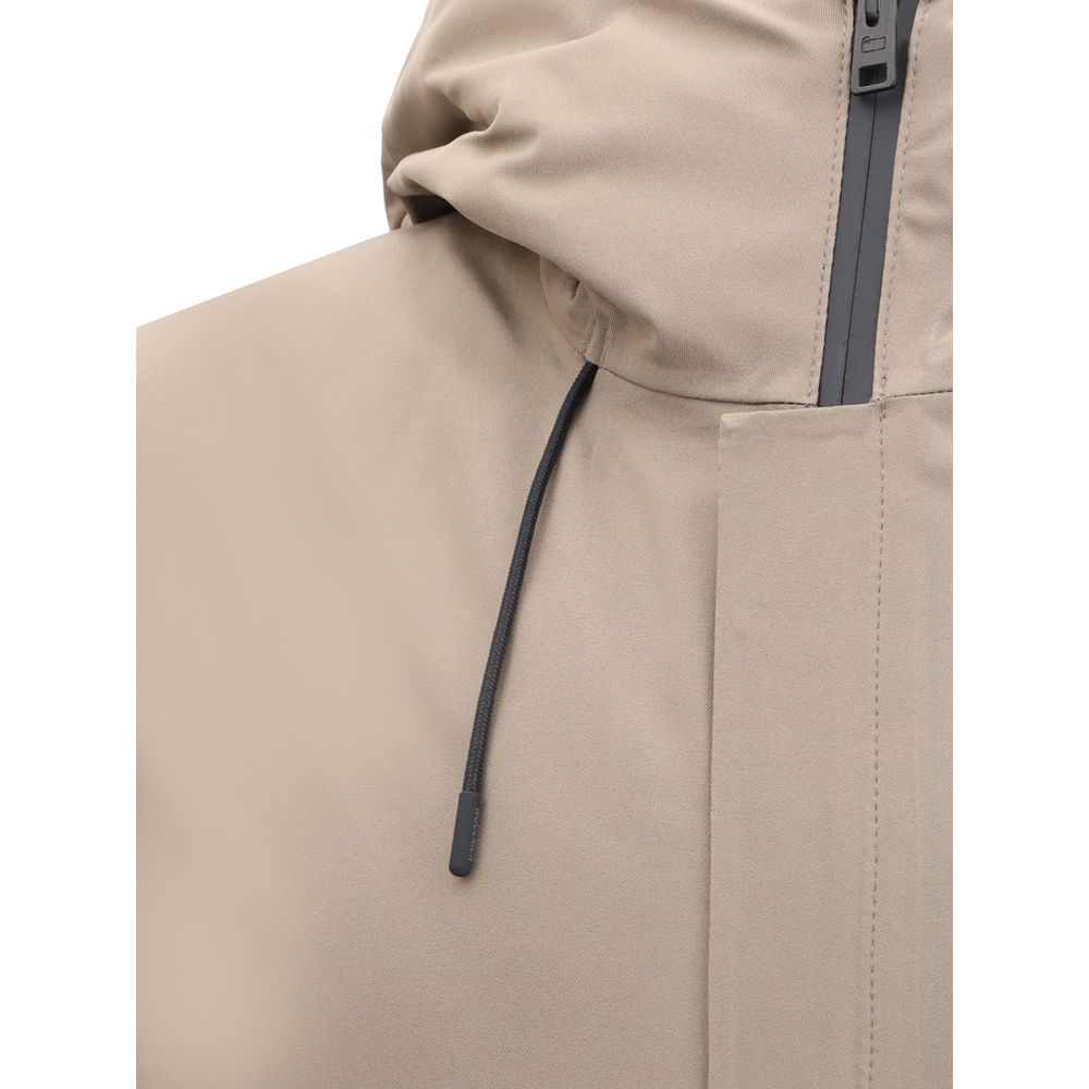 Woolrich Beige Polyester Shell Jacket
