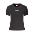 Tommy Hilfiger Black Cotton Women T-Shirt