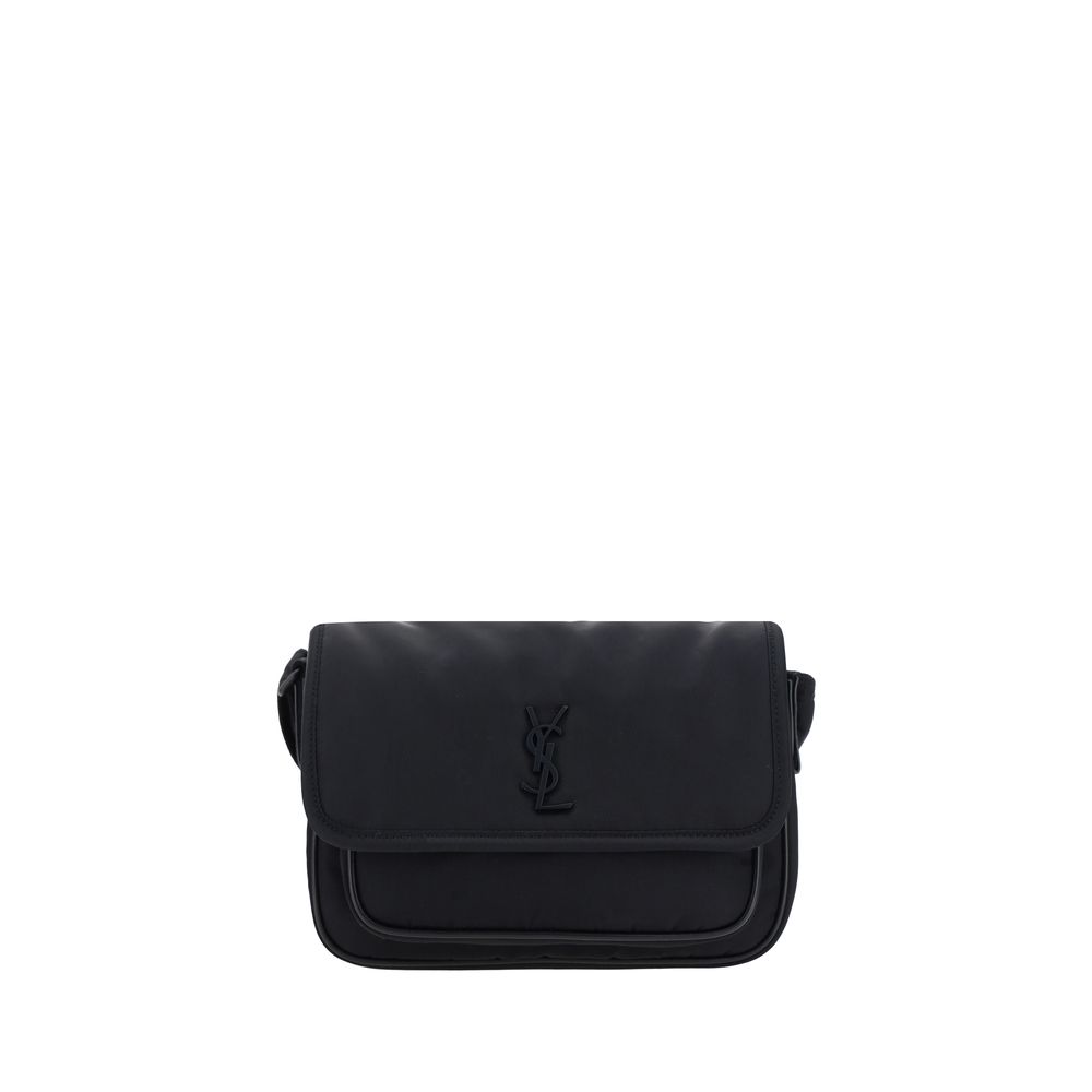 Saint Laurent Black Nylon Shoulder Bag