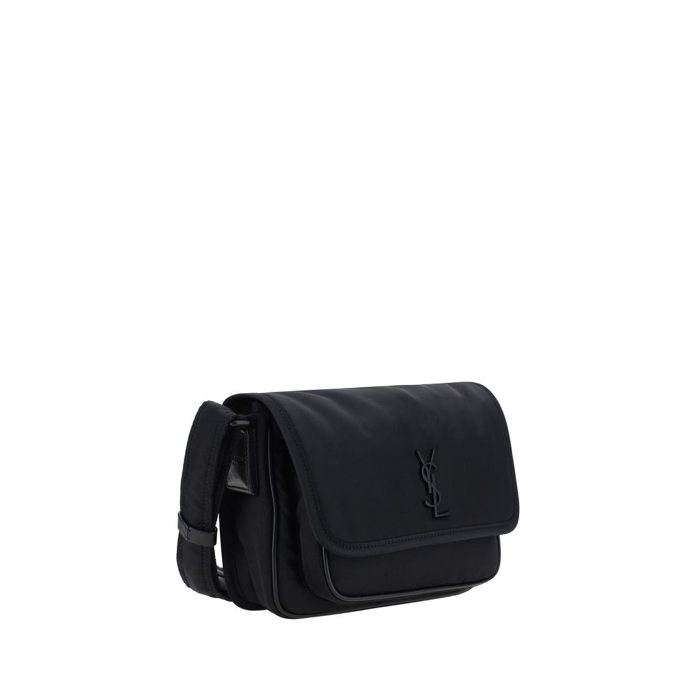 Saint Laurent Black Nylon Shoulder Bag