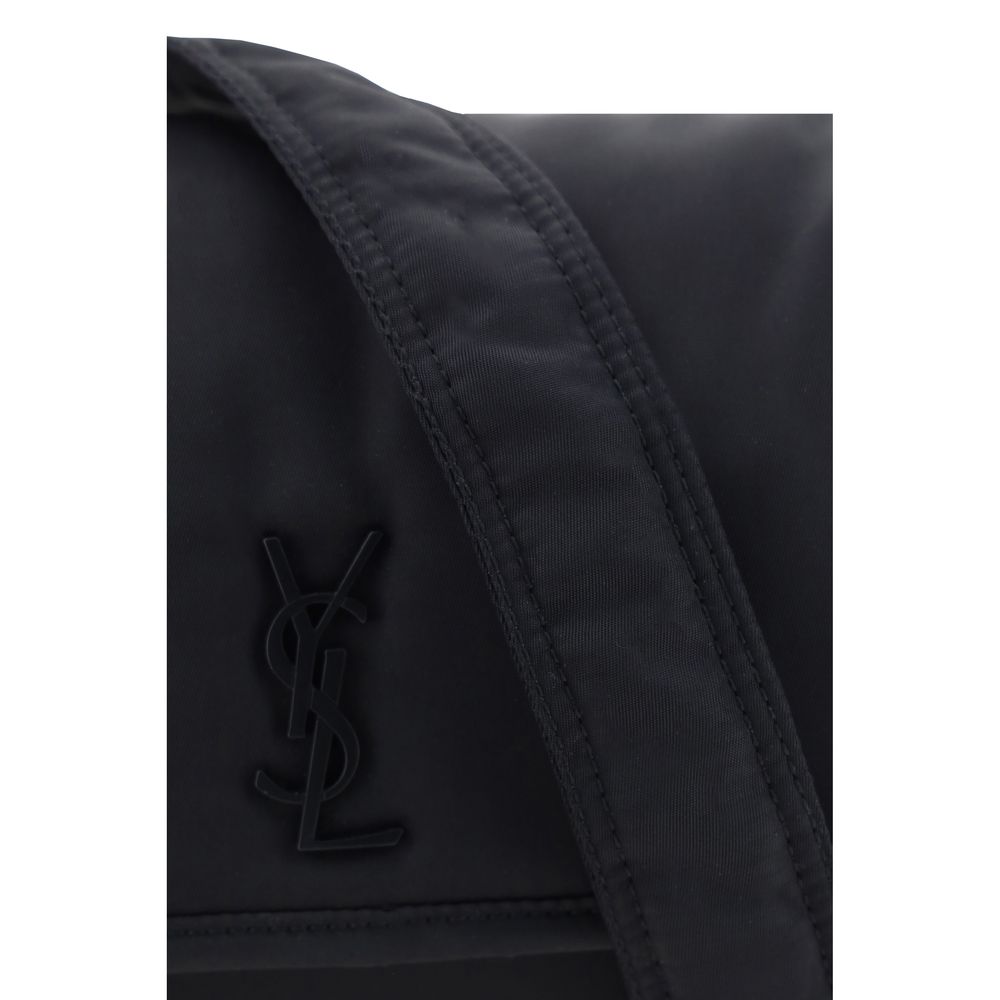 Saint Laurent Black Nylon Shoulder Bag