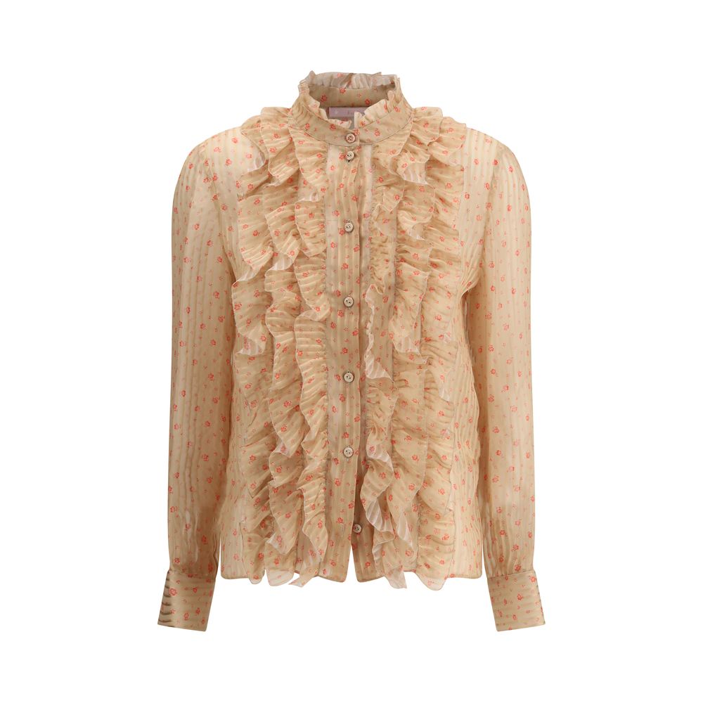 Kristina Ti Multicolor Silk Blouse