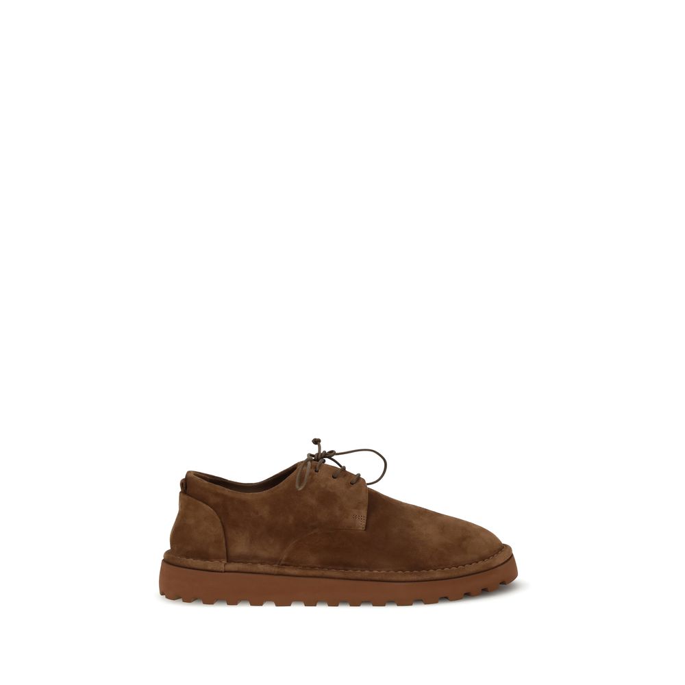 Marsell Brown Calf Leather Bos Taurus Oxfords And Derbies