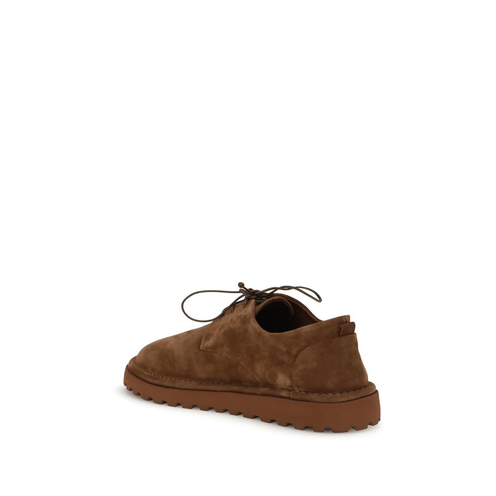 Marsell Brown Calf Leather Bos Taurus Oxfords And Derbies