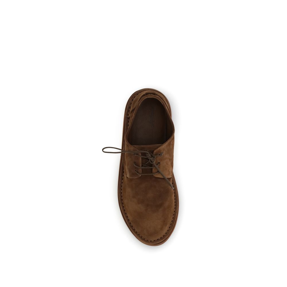 Marsell Brown Calf Leather Bos Taurus Oxfords And Derbies