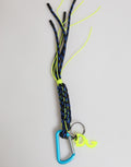 Dolce & Gabbana Multicolor Polyester Tape String DG Logo Keychain Keyring