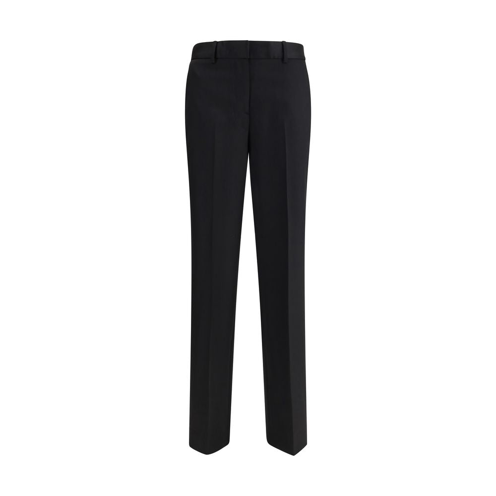 Lardini Black Wool Oves Aries Pants