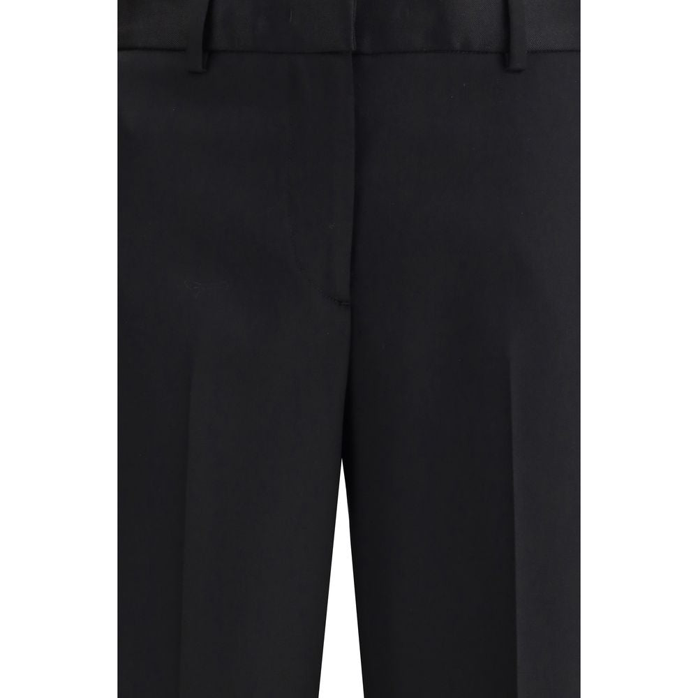 Lardini Black Wool Oves Aries Pants
