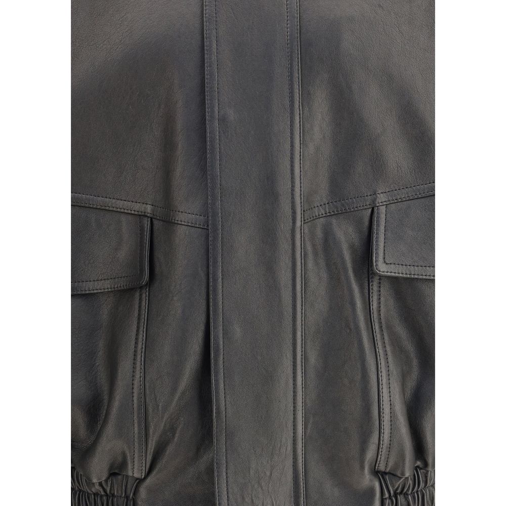 Saint Laurent Black Lamb Ovis Aries Aries Clothing