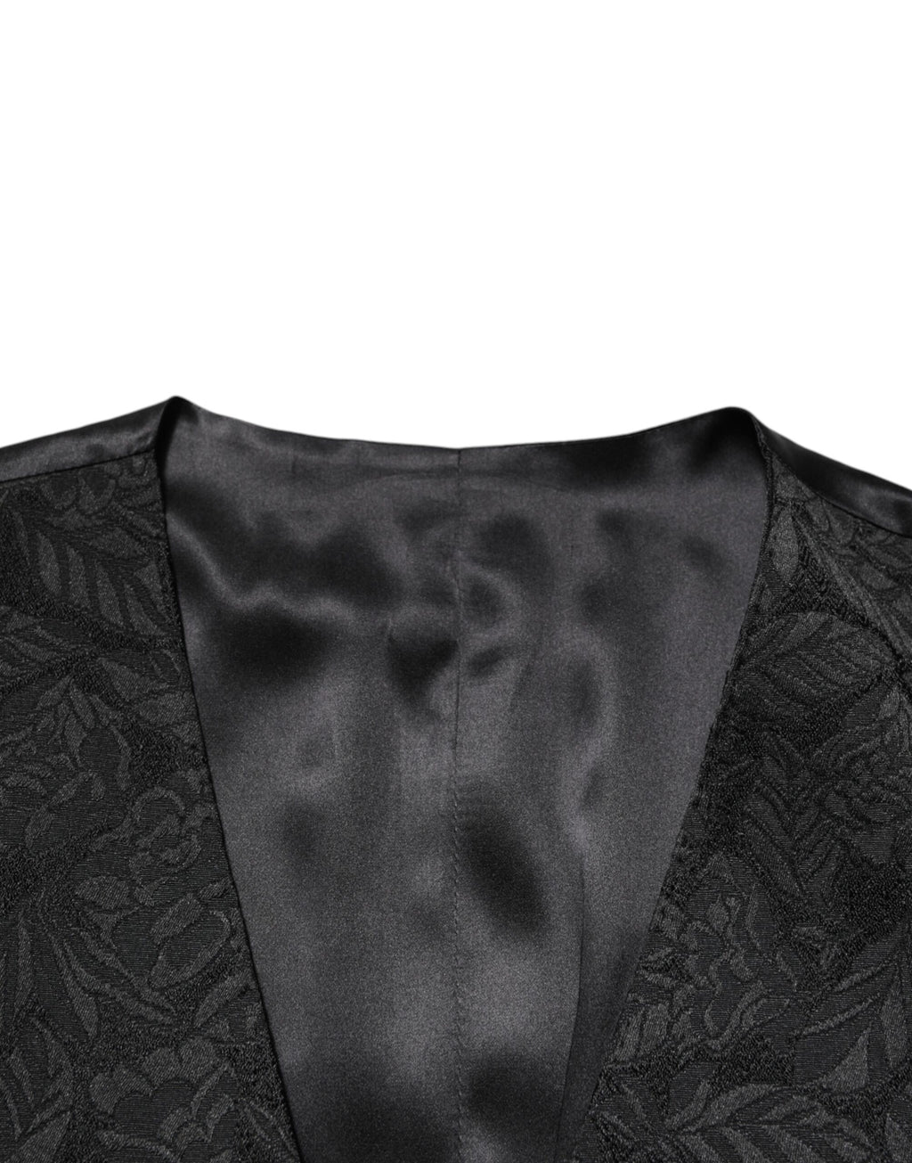 Dolce & Gabbana Black 3 Piece Brocade Jacquard Suit MARTINI