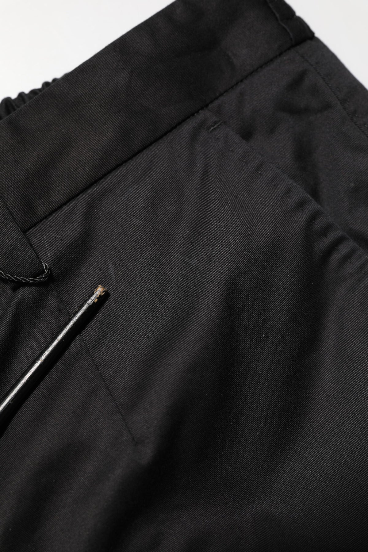 Dolce & Gabbana Black Cotton Tapered Men Formal Trousers Pants