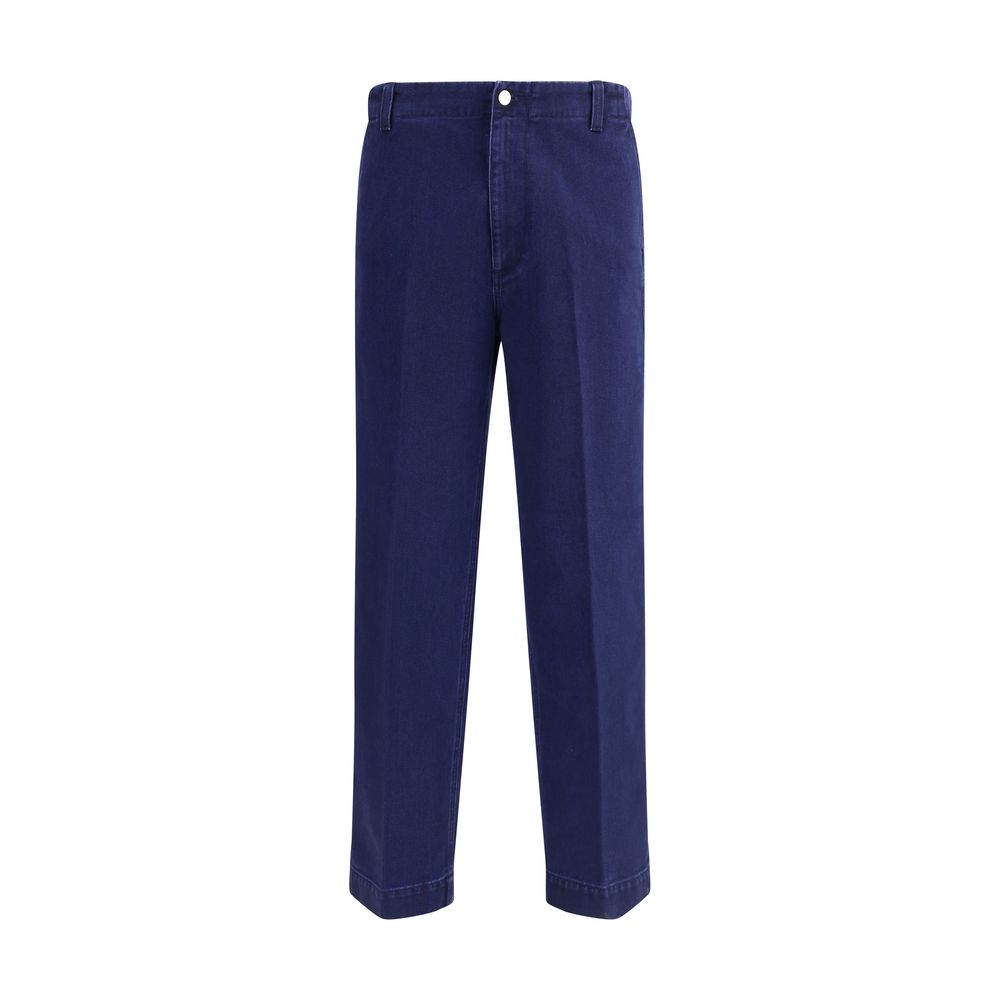 Gucci Blue Cotton Jeans Denim
