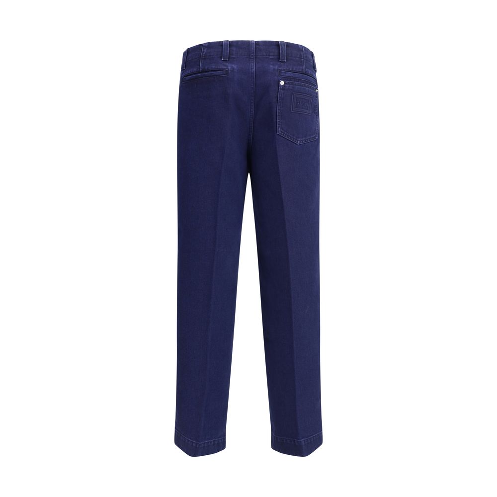 Gucci Blue Cotton Jeans Denim
