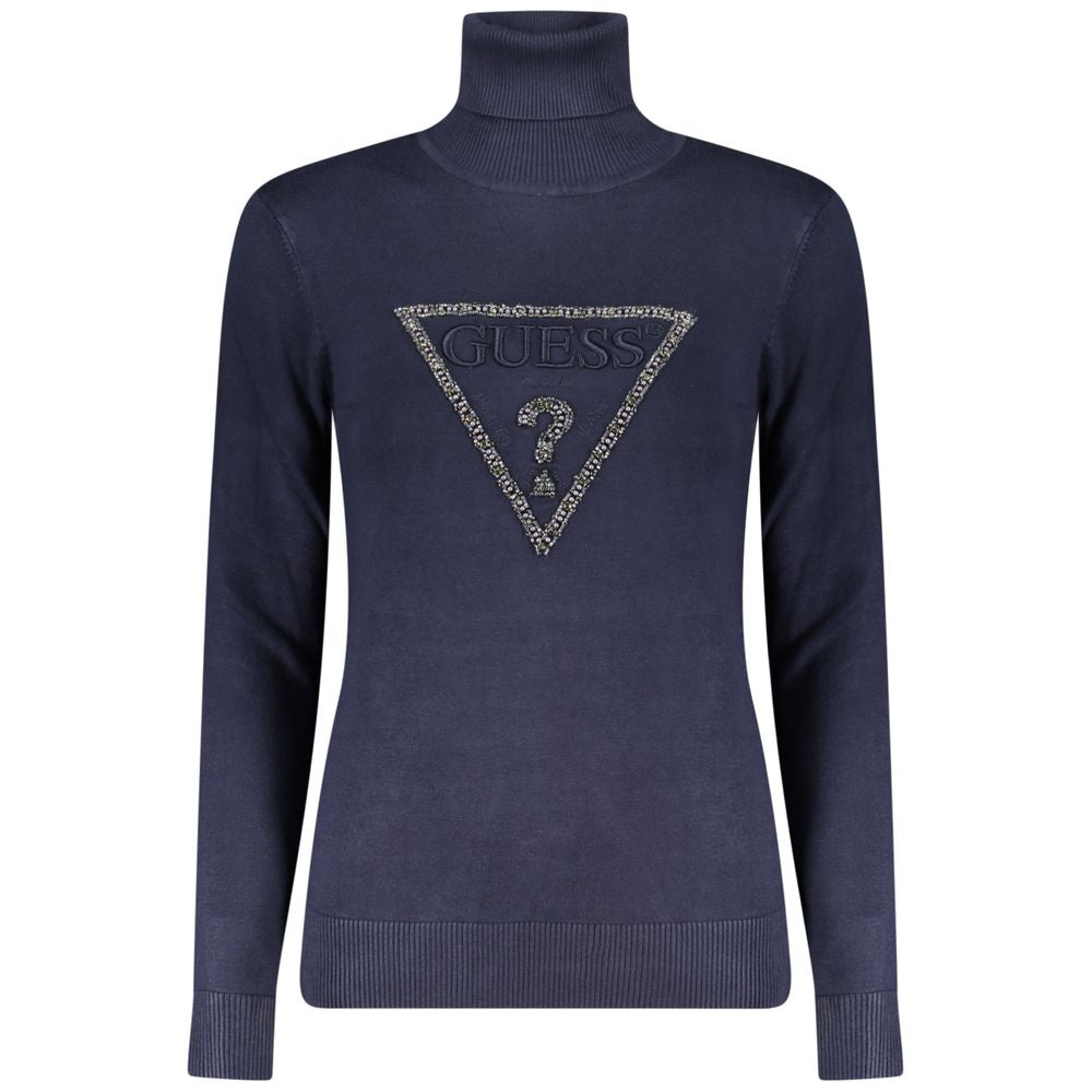 Guess Jeans Blue Viscosa Women Sweater