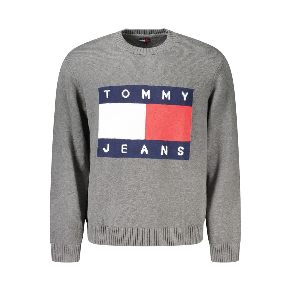 Tommy Hilfiger Grigio Cotton Men's Sweater