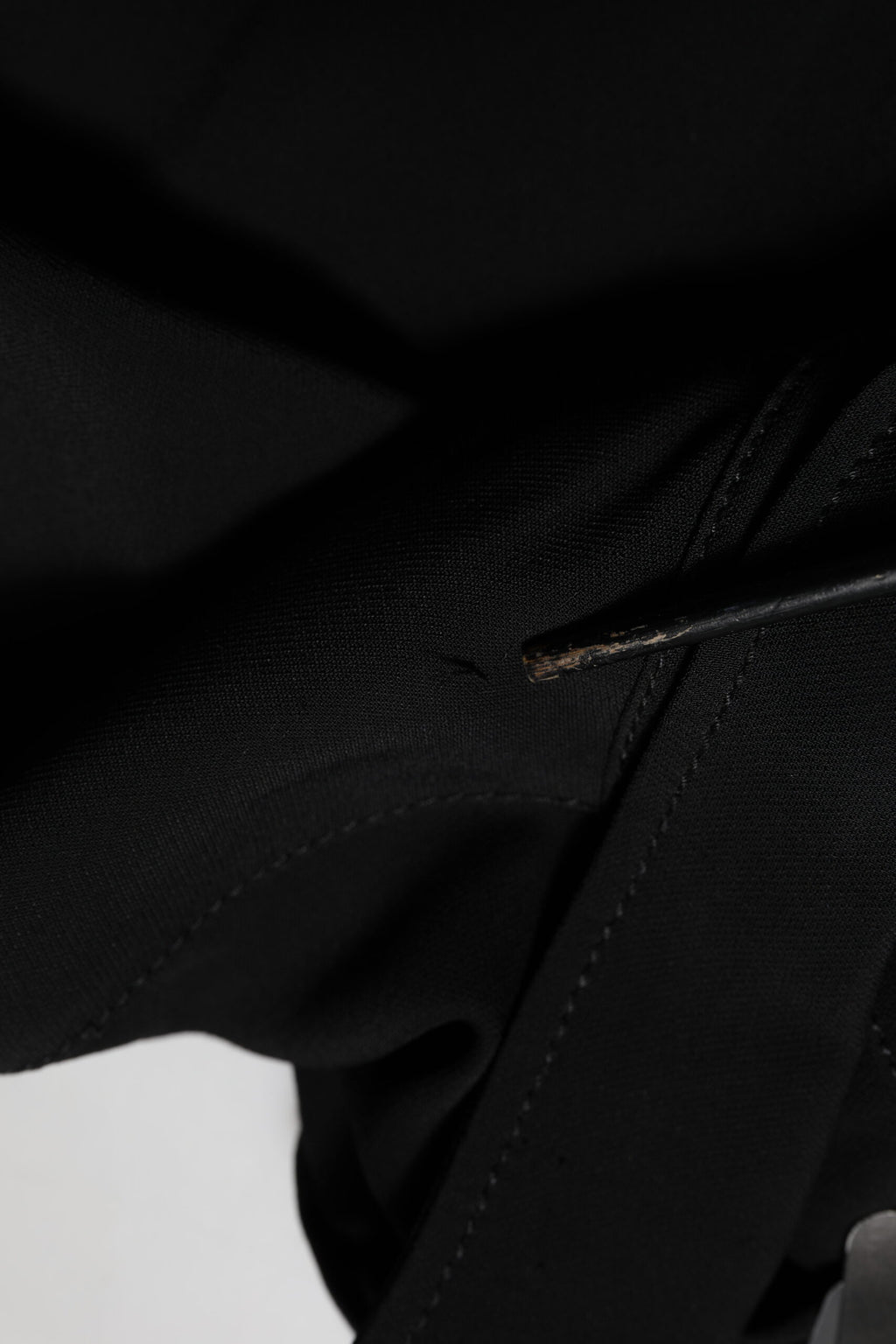 Emporio Armani Black Viscose Blend Shirt Style Belted  Dress