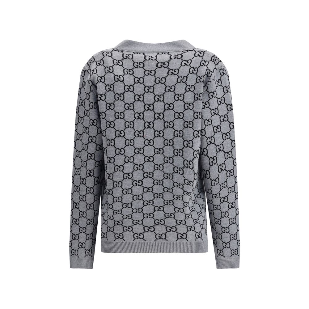 Gucci Black Wool Cardigan