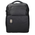Piquadro Black Leather Backpack