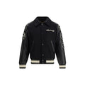 Golden Goose Black Wool Oves Aries Bomber