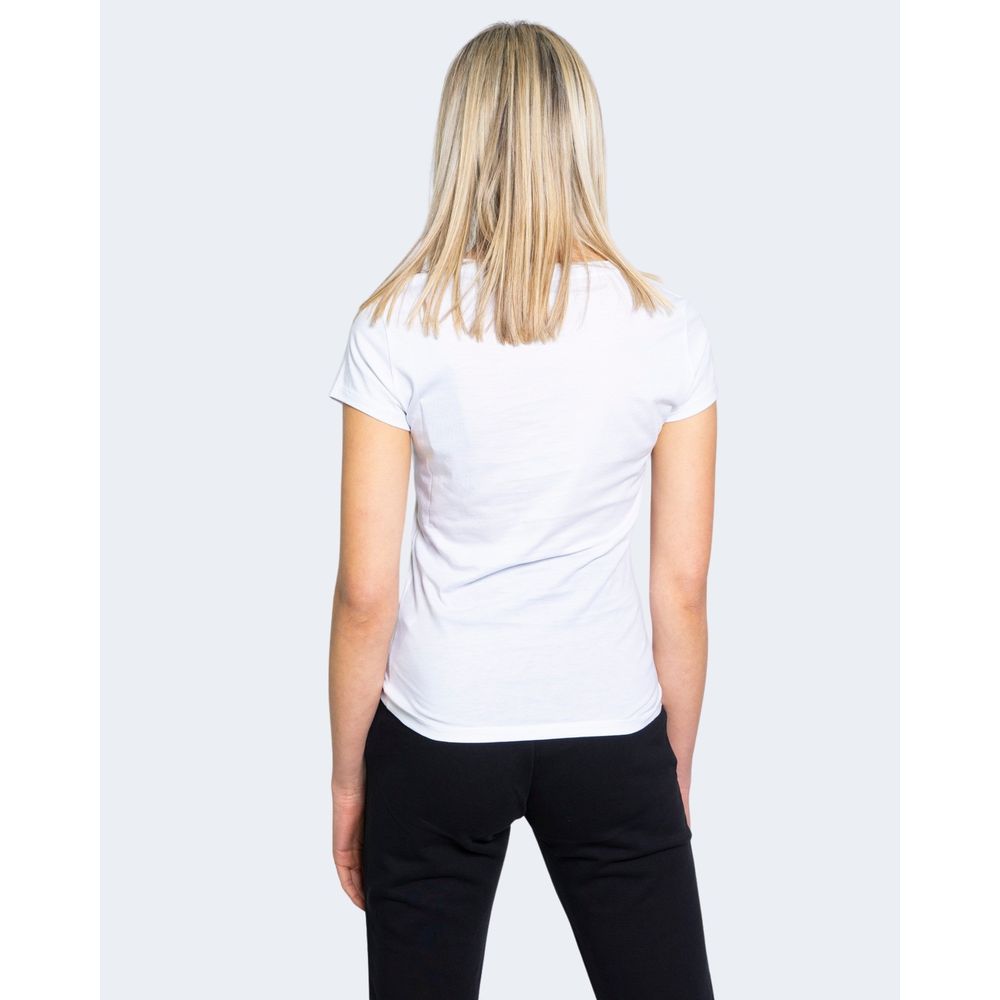 Armani Exchange White Cotton T-Shirt
