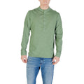 Gianni Lupo Bicolor Cotton Long Sleeve T-Shirt