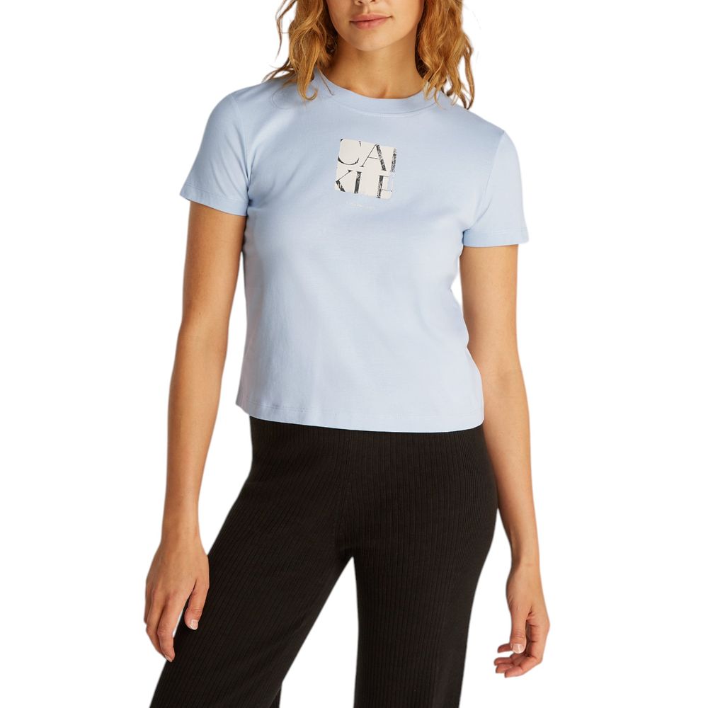 Calvin Klein Jeans Blue Recycled Cotton T-Shirt