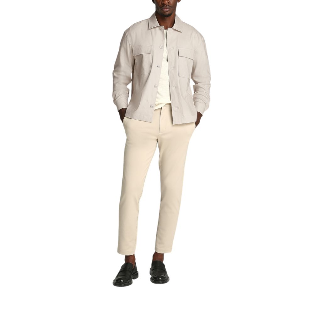 Calvin Klein Beige Lyocell Coat