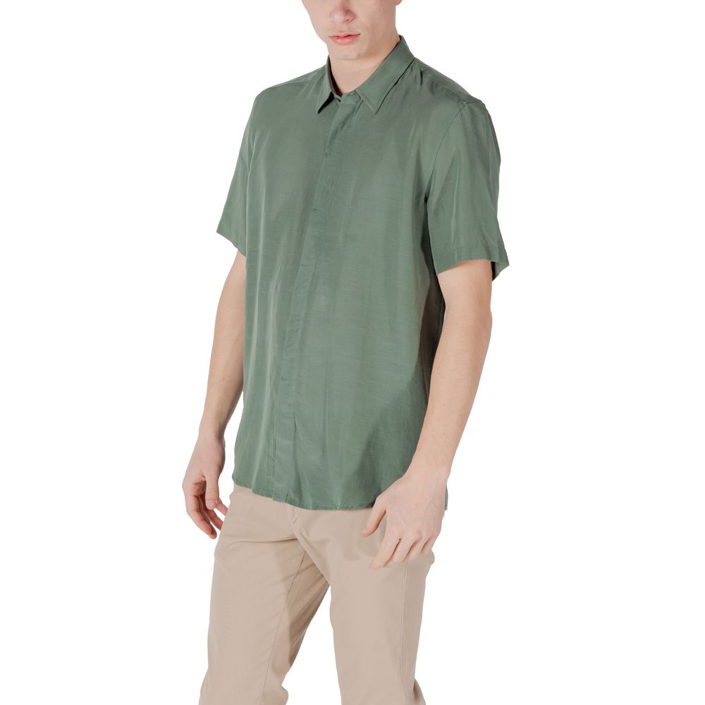 Antony Morato Bicolor Lyocell Shortsleeve Shirt