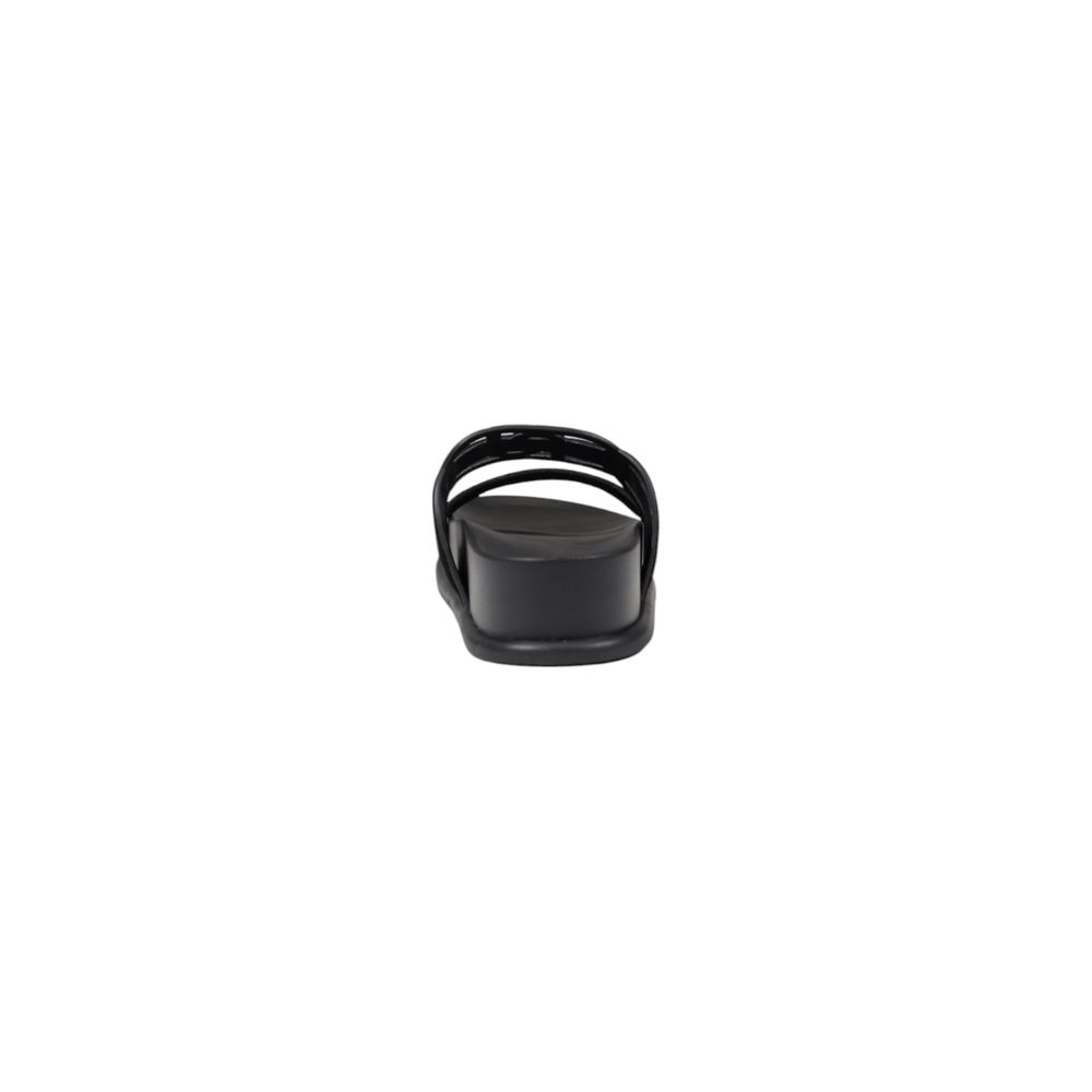 Liu Jo Black Leather Flat Sandals